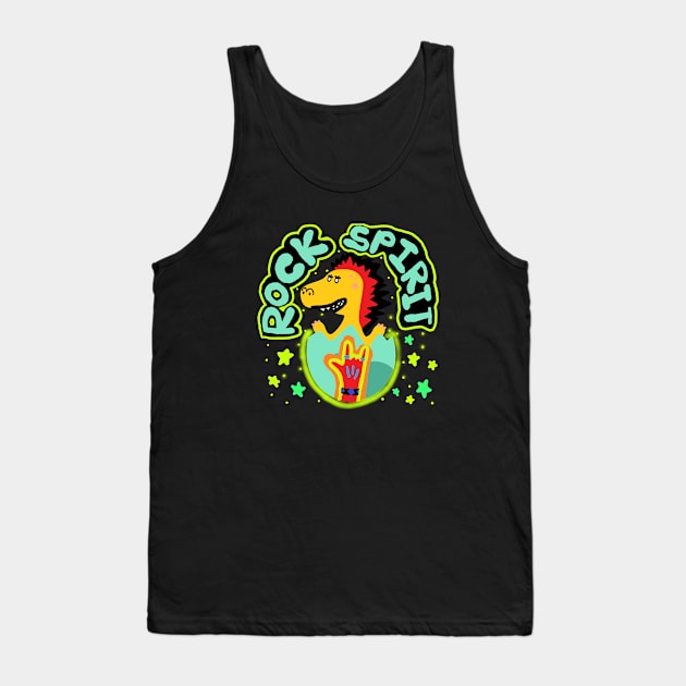 rock spirit, dinosaur Tank Top by zzzozzo